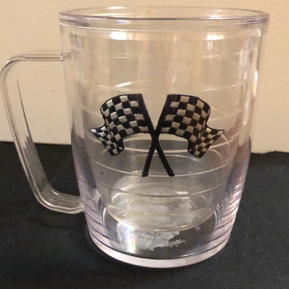 TERVIS TUMBLER!! Like new! Racing Flags